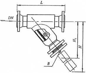 焊接Y型過(guò)濾器結(jié)構(gòu)圖