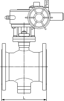 電動(dòng)偏心半球閥結(jié)構(gòu)圖