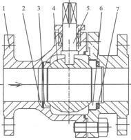 新型高溫球閥結(jié)構